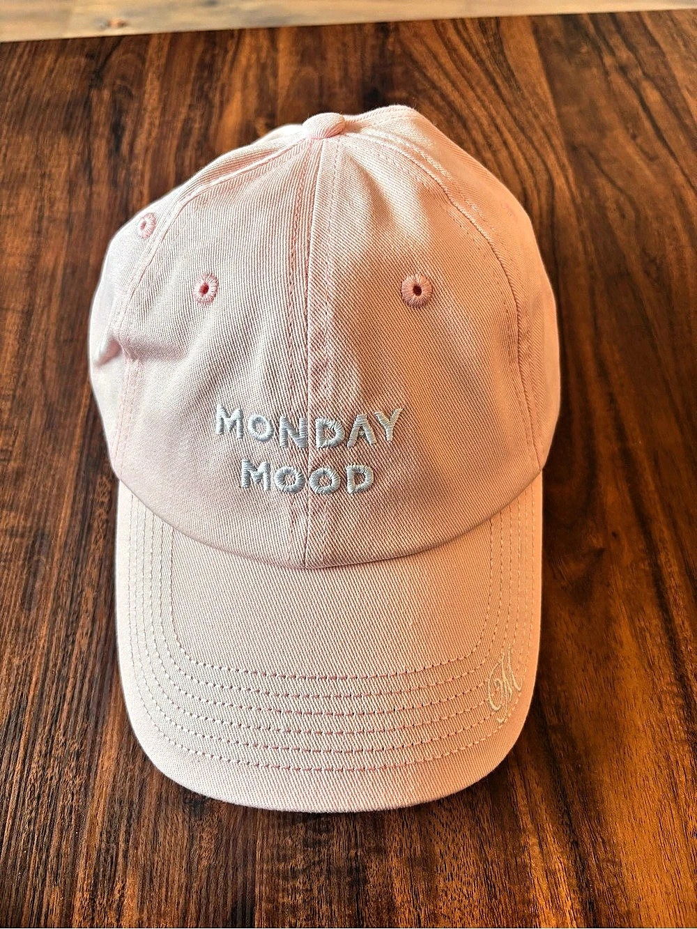 Pink Monday Mood Baseball Cap